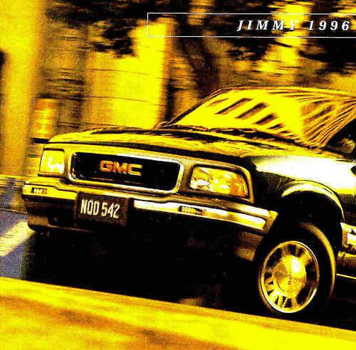 1996 gmc jimmy factory brochure-2d &amp; 4d-sl-sls-sle-slt