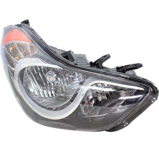 New headlight lamp passenger right side clear lens halogen rh hand hy2503161