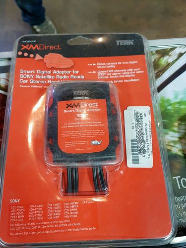 Terk xm direct smart digital adapter for sony car stereos / new, sealed