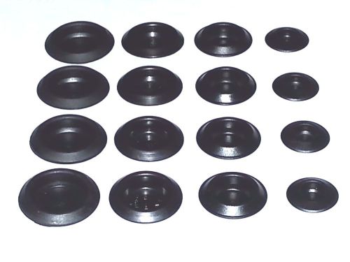 Mopar chrysler dodge plymouth plastic indented depressed center body plugs 16pc
