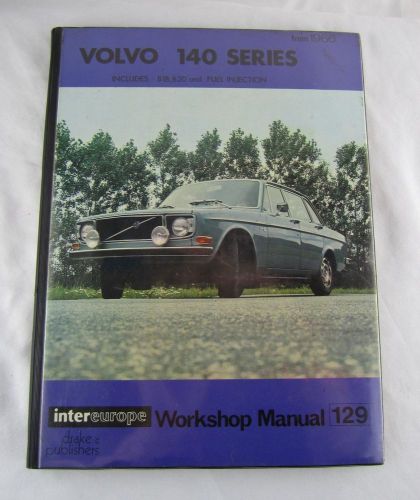 Hardcover workshop manual intereurope 1966 volvo 140 series b18 &amp; b20