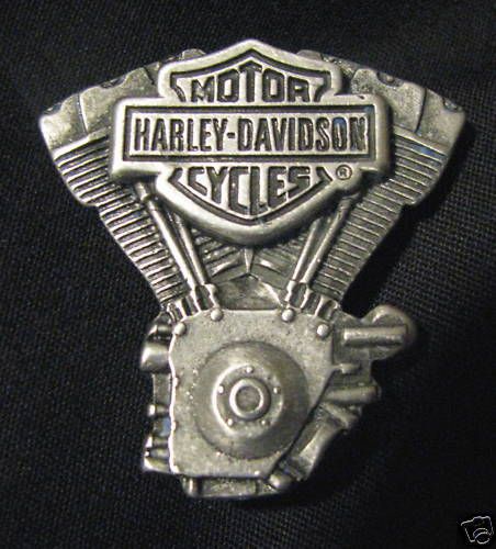 Harley-davidson bar &amp; shield twin cam engine motor pin