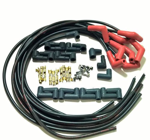 Spark plug wire set lasershot 50 9mm black universal race wire set