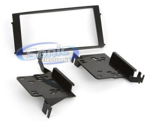 Metra 95-7325b black double din installation kit for 2007-up hyundai santa fe