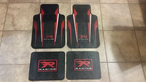 Universal car truck floor mats (r racing)