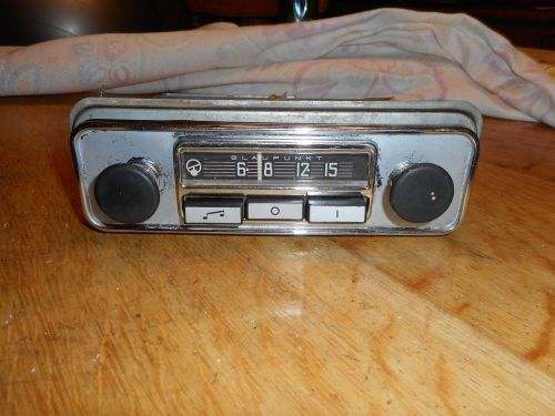 Rare 1954 wolfsburg blaupunkt radio oval face early z series vw porsche