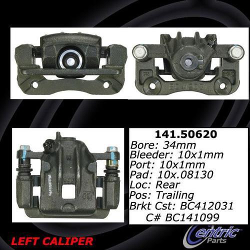 Centric 141.51615 rear brake caliper-premium semi-loaded caliper-preferred