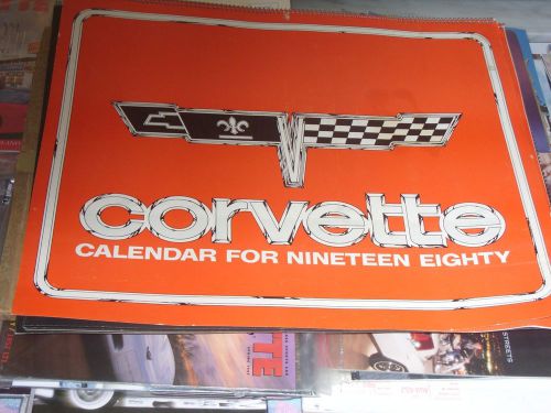 Corvette news&amp; quartly magizines/misc calenders/brochures/posters