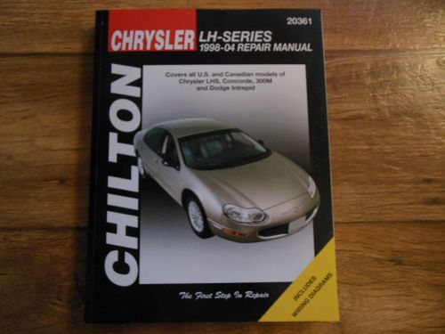 New chrysler lh-series 1998-2004 chilton 20361 repair manual