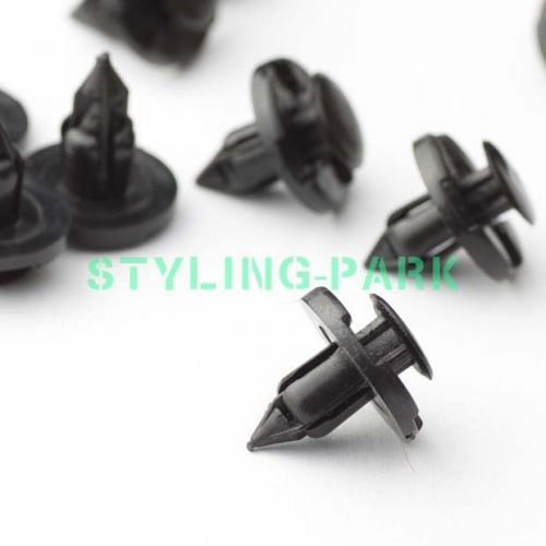 20 rivet plastic fastener bumper guard flap push clips for nissan 01553-09321