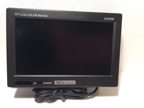 Xovision gx2258 car dvd player-5.8&#034; tft lcd color monitor