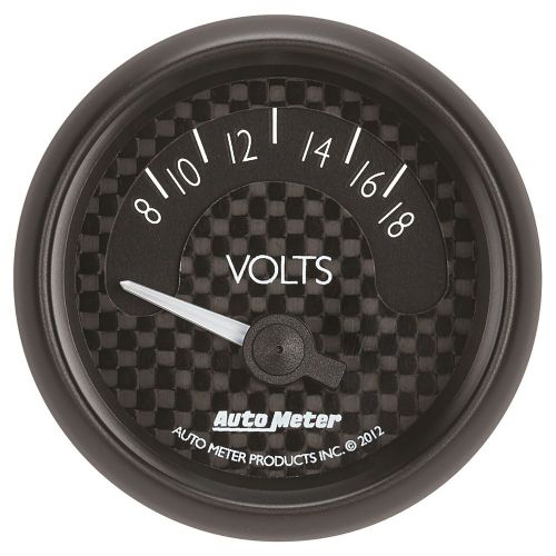 Auto meter 8092 gt series; electric voltmeter gauge