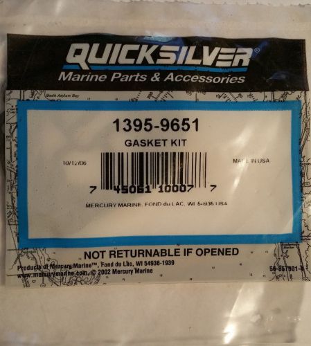 New old stock oem quicksilver 1395-9651 gasket kit mercury outboard