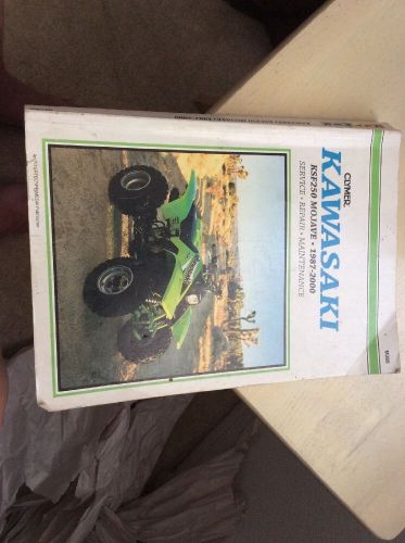 Kawasaki ksf250 mohave service, repair, and maint manual used