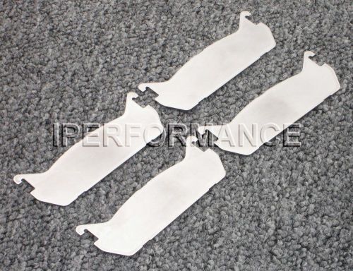 Titanium brake pad shim heat shield set; mazda protege lx, 1990-1994; rear