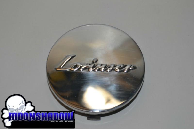 Rare lorinser lm5 lm6 ms rs5 rs8 polished wheel rim center cap centercap