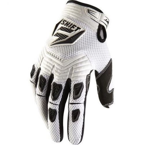 $30 shift recon gloves in white/black size s