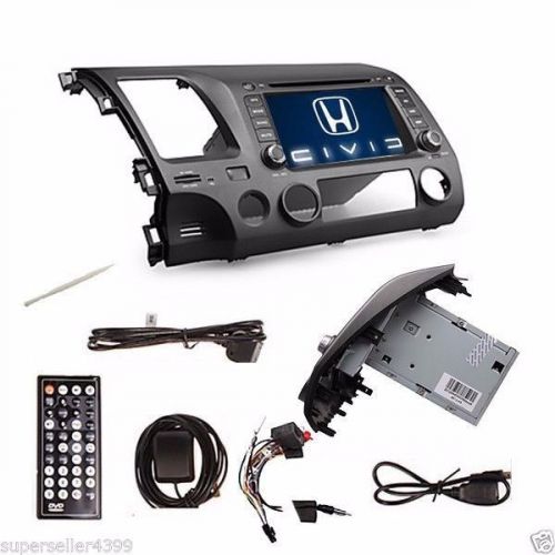 Fit honda civic 2007-2011 car gps nav bluetooth stereo cd dvd player touch radio