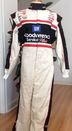 Nascar driver dale earnhardt sr 2001 goodwrench new replica suit,great suit s-xl