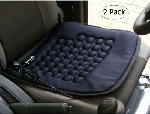 Zone tech car heated seat cushion hot cover auto 12v heater warmer pad 2 pack