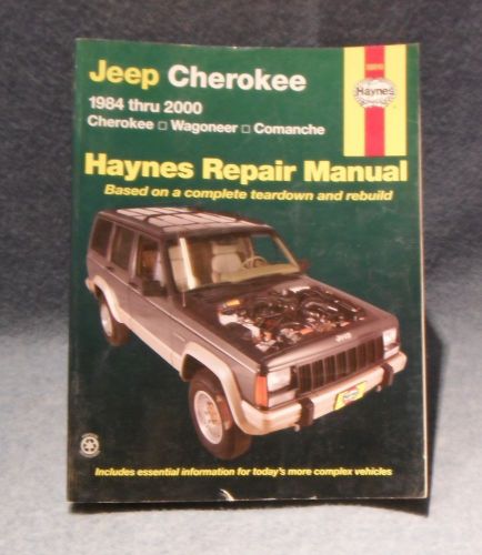 Haynes jeep cherokee repair manual  1984 - 2000