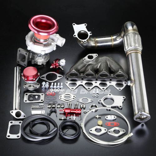 B-series b16 b18 t04e stage ii turbo charger cast manifold kit boost em1 db9 dc2