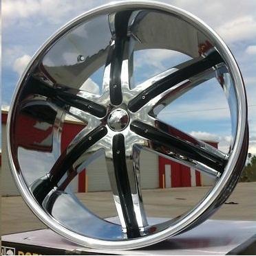 22 inch wheels & tires dw9 chrome escalade 2007 2008 2009 2010 2011 2012 w/ tpms