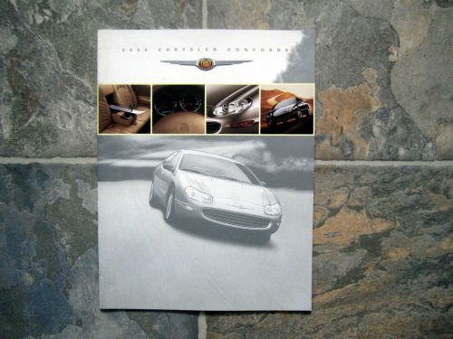 2000 chrysler concorde - original sales brochure book catelog