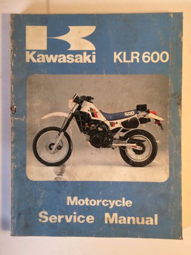 Kawasaki 1984 klr 600 service repair manual