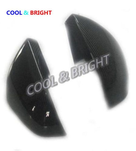 For ford mustang 2015-2016 without turn signal real carbon fiber mirror cover