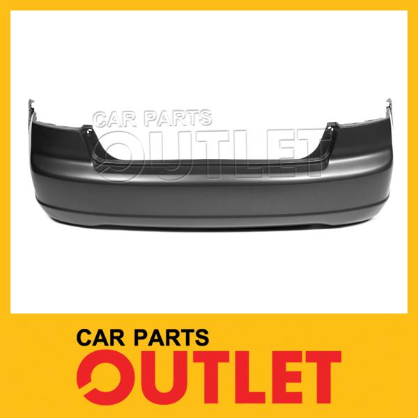 01 02 03 honda civic sedan rear bumper cover dx lx ex 4dr hybrid primered black