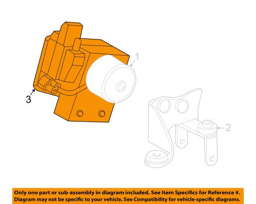 Ford oem anti-lock brakes-control module 5w7z2c219ab