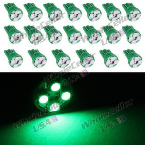 20x green 921 t10 3528-smd led light bulb instrument speedometer gauge dash