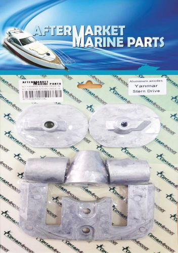 Yanmar sterndrive anode kit replaces 196350-22200 for zt350 zt370 aluminium