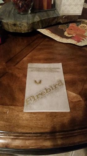 1979 pontiac firebird owners manual original glove box oem trans am gm transam