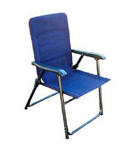 Rv trailer outdoor living elite folding chair california blue 13-3341