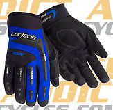 Cortech dx 2 black blue gloves size 3x-large