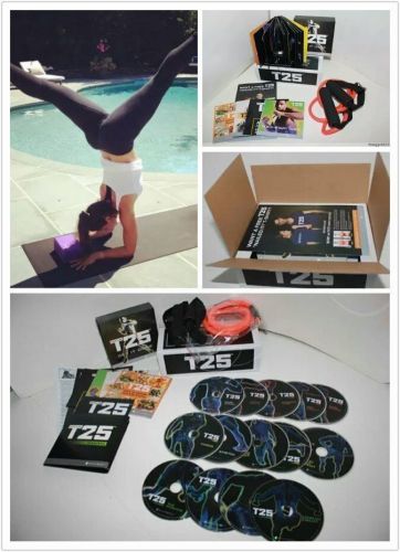 @@new&amp;sealed tz5 workout 14 dvds meal plan with gamma plus resistance band**