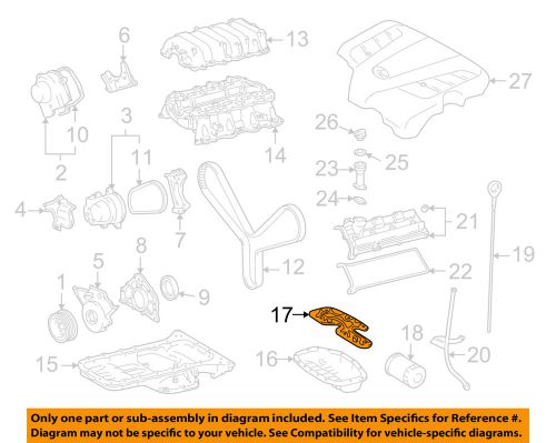 Lexus toyota oem 02-10 sc430 4.3l-v8 engine-oil pan baffle plate 1212150071