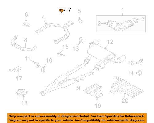 Infiniti nissan oem 11-13 g37 3.7l-v6 exhaust-dynamic damper 2078575t20