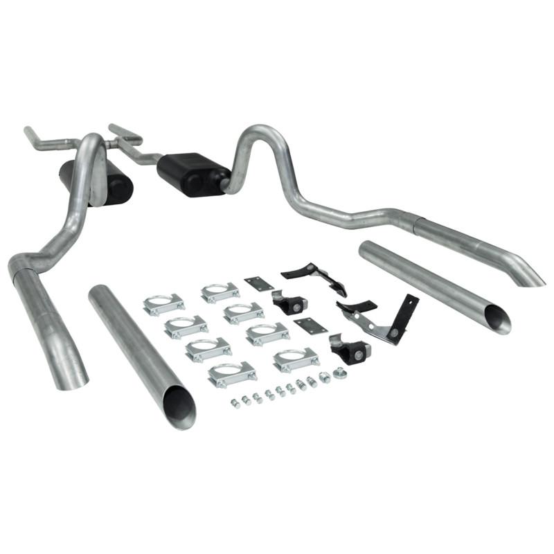 Flowmaster header-back system - dual rear exit - american thunder -