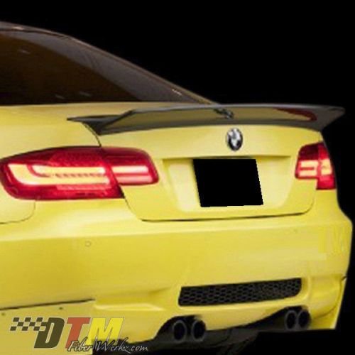 Bmw e92 m3 gtr-s trunk spoiler wing fiberglass 2dr &#039;07-&#039;13 frp