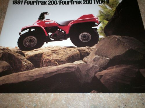 1991 honda fourtrax 200 trx200 trx200d type 2