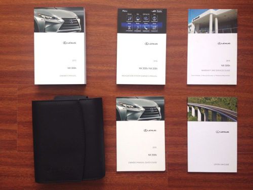 2015 15 lexus nx 300h owner&#039;s manual user guide books set nx300h nx 300 h oem