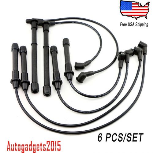 New spark plug ignition wires for 2000-2002 nissan xterra set kit 3.3l v6 qj