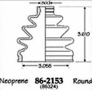 Empi 86-2153d cv boot kit