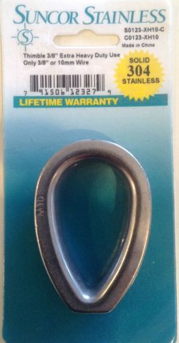 New suncor stainless thimble 3/8&#034; extra heavy duty