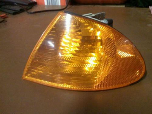 Oem bmw 99-01 e46 2d coupe convertible amber corner signal light pair l r 323ci