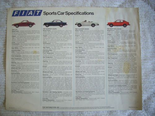 1975 1976 fiat brochure