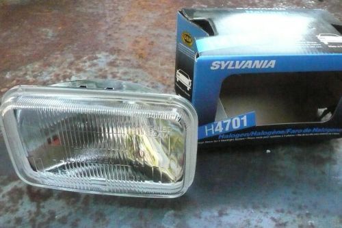 H4701 sealed beam halogen automotive headlamp  high &amp; low  beam rectangular 65w